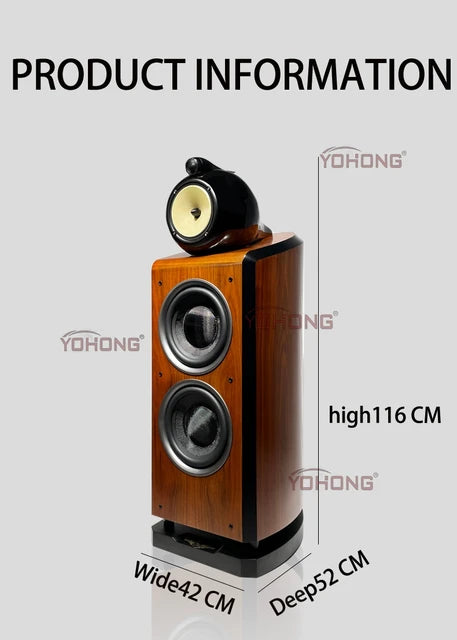 Amped Audio Warehouse Nautilus GYH10 Double 10-inch Bass Fever HiFi Floor-Standing Speaker