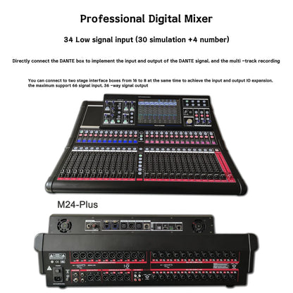 Amped Audio Warehouse M-24 Plus Professional Audio Mixer Multi -Track Recorder