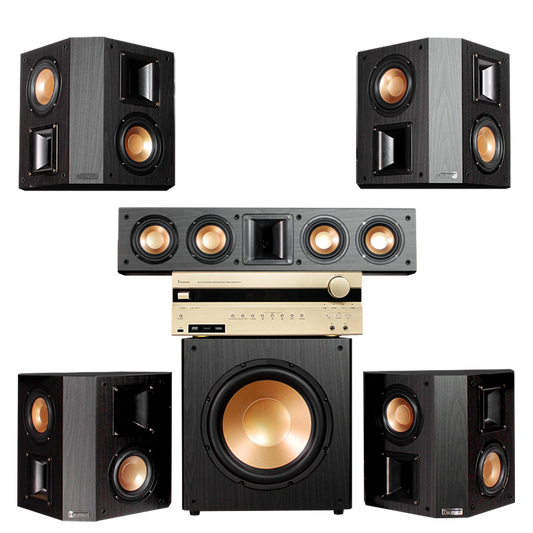 Amped Audio Warehouse Balenald Dipole RX68 Wall-mounted 5.1 Home Cinema Audio Set